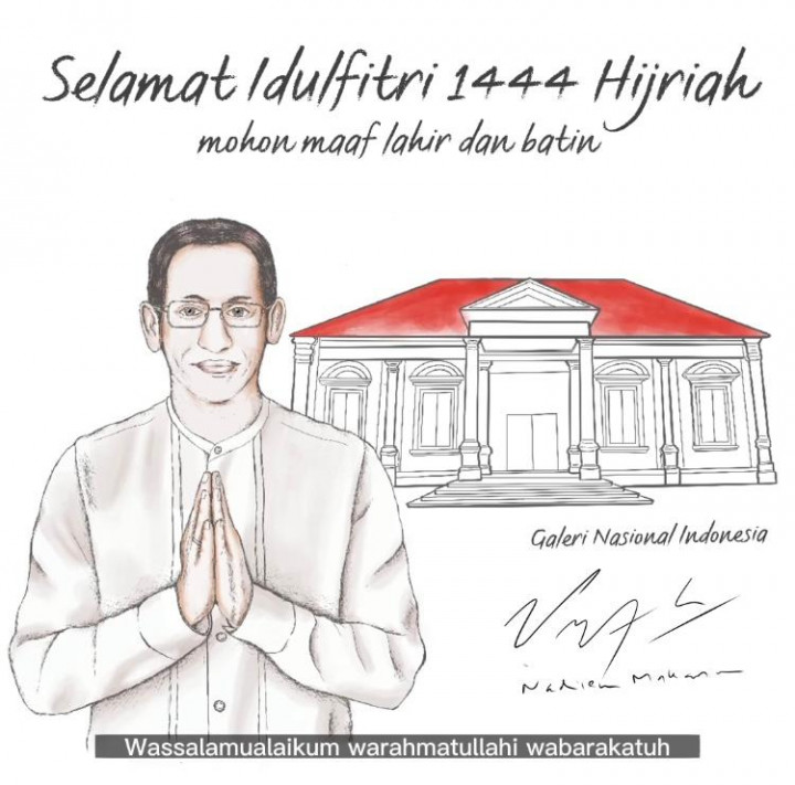 Idulfitri, Nadiem: Semangat Kemenangan Ini untuk Buat Lompatan Besar Bagi Kemajuan Pendidikan