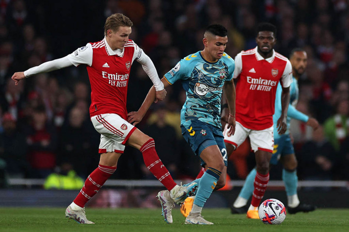 Liga Inggris: Arsenal Imbang 3-3 Lawan Southampton