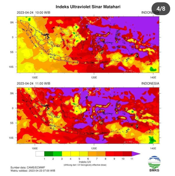 Hati-hati! Sebagian Wilayah Indonesia Dilanda Panas Ekstrem Hingga 25 April