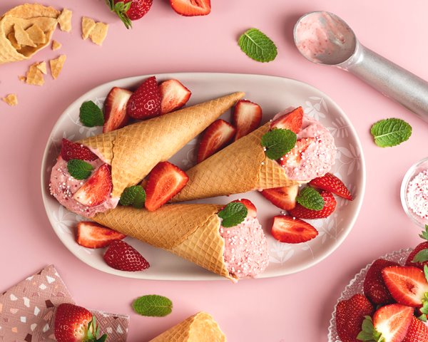 Es krim aman untuk dinikmati dalam jumlah sedang atau tidak berlebihan. (Foto: Ilustrasi/Dok. Unsplash.com)