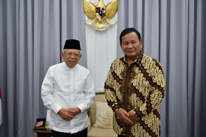 H+3 Lebaran, Wapres Terima Kunjungan Menhan Prabowo dan KSAD