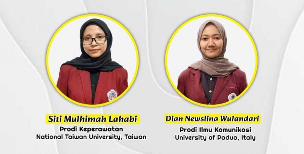 Dua mahasiswa UNG lolos IISMA 2023. DOK UNG