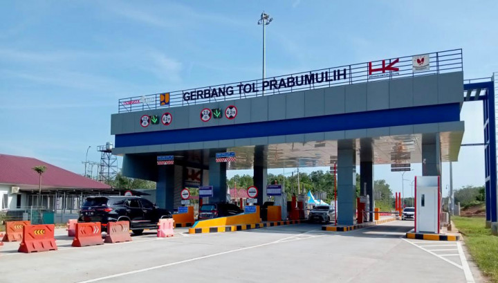 49.595 Kendaraan Lewati Tol Indralaya-Prabumulih Selama Arus Mudik dan Balik Lebaran