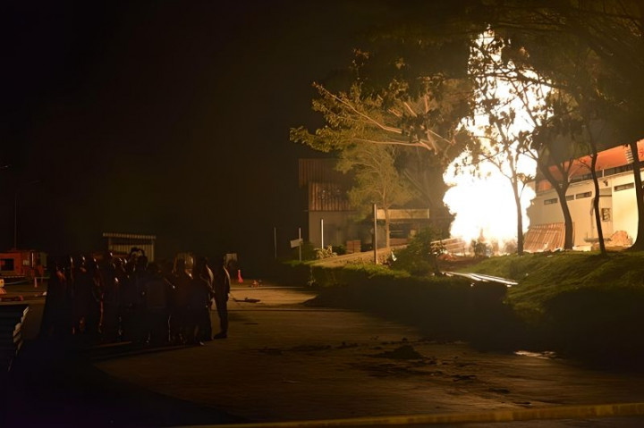 Semburan Api di Sumur Bor Cipali Disebut Fenomena Geologi Biasa