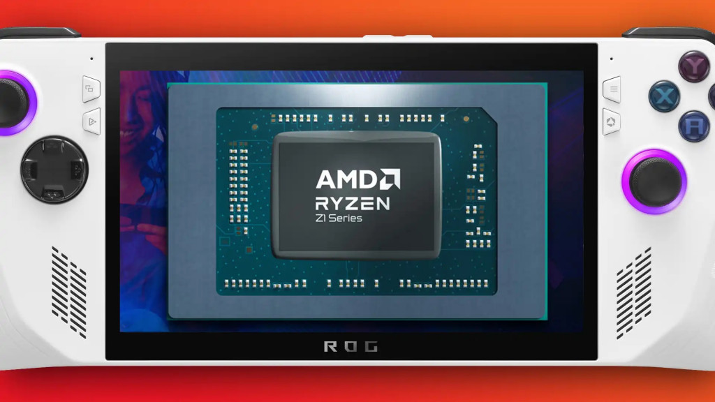 Prosesor AMD Ryzen Z1 Series di Asus ROG Ally.