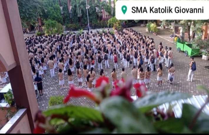 Siswa SMA Katolik Giovanni Kupang. DOK web smakgiovanni.sch.id