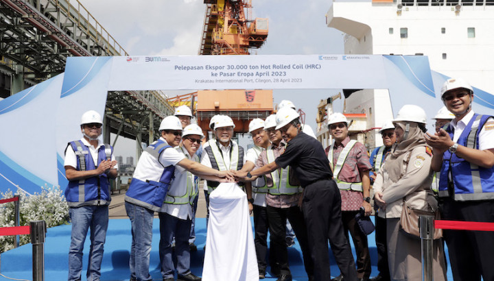 Wow! Indonesia Ekspor 30 Ribu Metrik Ton Baja ke Italia
