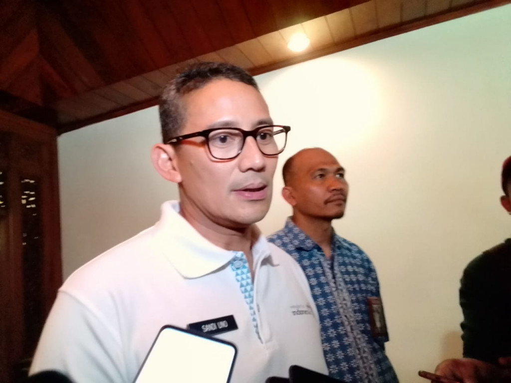 Menparekraf Sandiaga Uno. Medcom.id/ Triawati