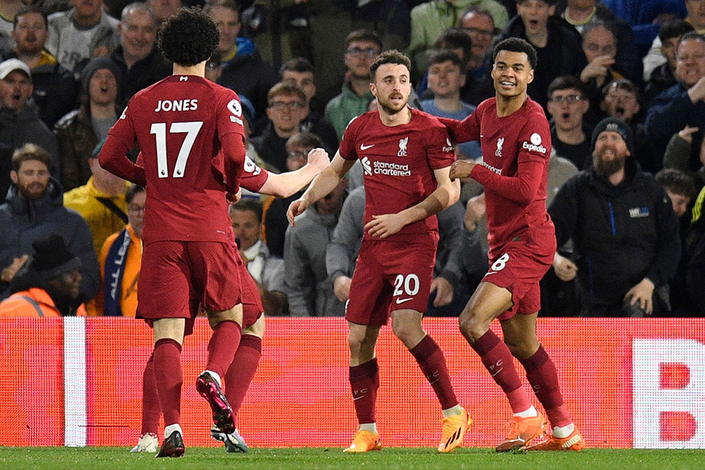 Liverpool akan menjamu Tottenham Hotspur pada matchday ke-34 Liga Primer Inggris 2022/2023, Minggu, 30 April 2023. (Foto: AFP/Oli Scarff)