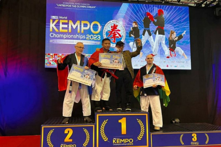 Membanggakan! TNI asal Sultra jadi Juara Dunia Kempo di Portugal