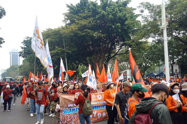 Demo Hari Buruh di Jakarta, Polisi Imbau agar Masyarakat Hindari Titik Kemacetan Ini