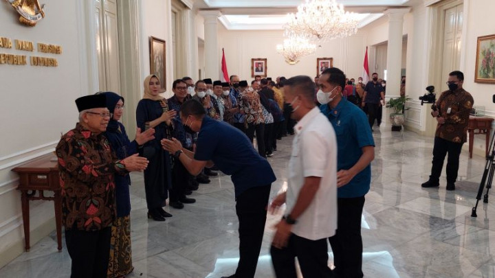 Hari Pertama Kerja Usai Cuti Lebaran, Wapres Gelar Halalbihalal