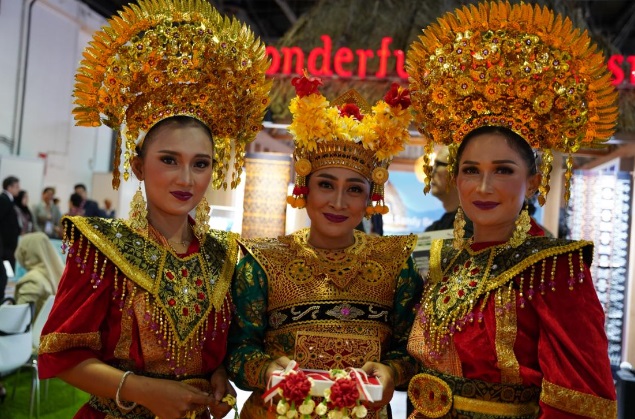 Di ATM Dubai 2023, Kemenparekraf juga menonjolkan budaya Tanah Air. Foto: Kemenparekraf