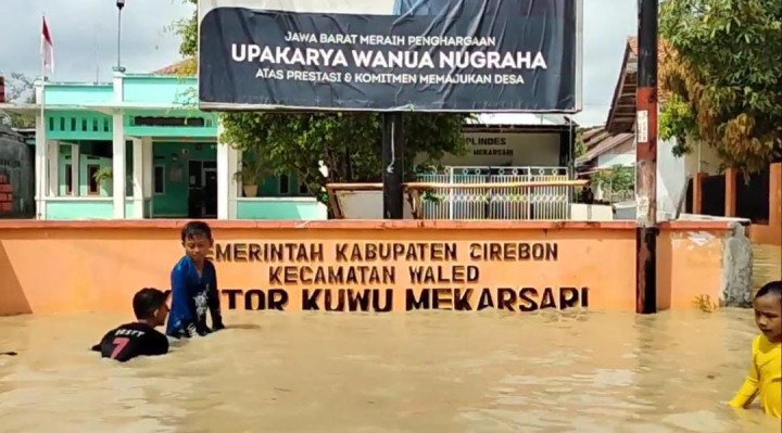 Ribuan Rumah di 5 Desa di Kabupaten Cirebon Terendam Banjir