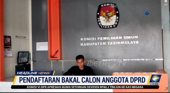 Pendaftaran Bacaleg DPRD di KPU Tasikmalaya Masih Sepi