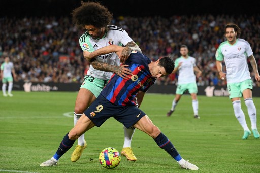 Barcelona Susah Payah Tundukkan 10 Pemain Osasuna