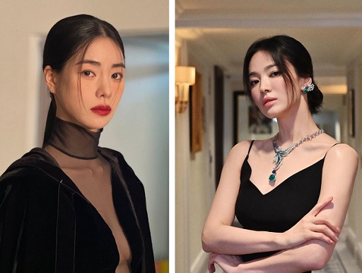 Lim Ji Yeon dan Song Hye Kyo. (Foto: Dok. Instagram/@limjjy2/@kyo1122)