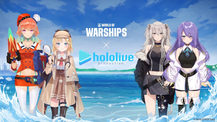 World of Warships Kini Dimainkan VTuber dari Hololive