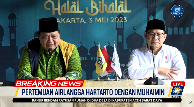 Pertemuan Halal Bihalal Golkar dan PKB Bahas Koalisi Besar