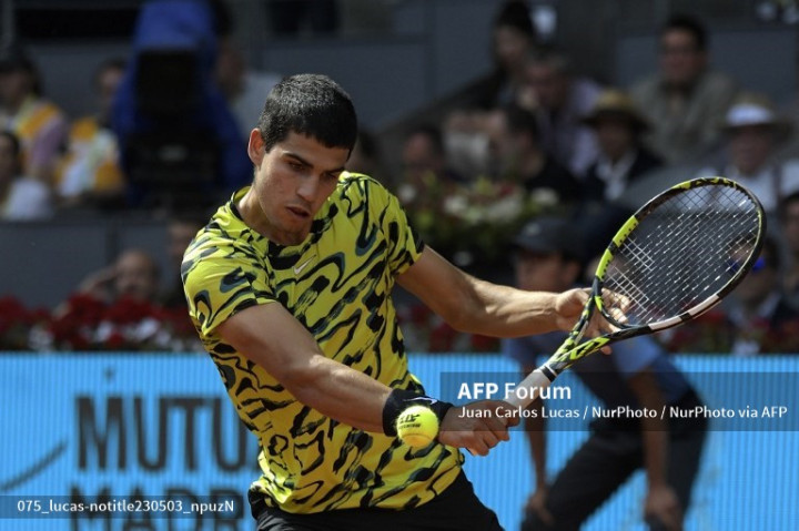 Belum Terbendung, Alcaraz Melaju ke Semifinal Madrid Open