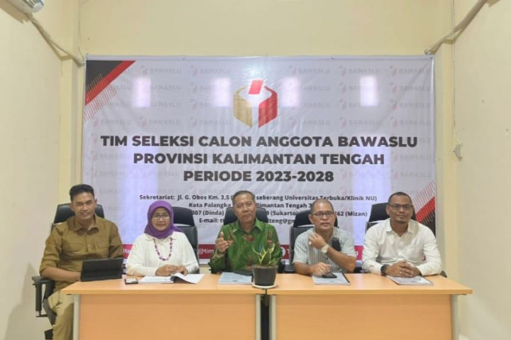 48 Orang Ikuti Seleksi Calon Anggota Bawaslu Kalteng