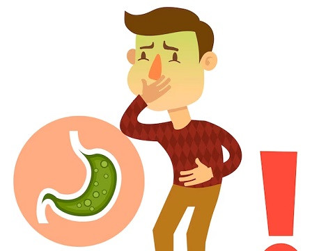 Sebelum muntah, biasanya seseorang akan mengalami mual yang membuat rasa tidak nyaman di area perut. (Foto: Ilustrasi. Dok. Freepik.com)