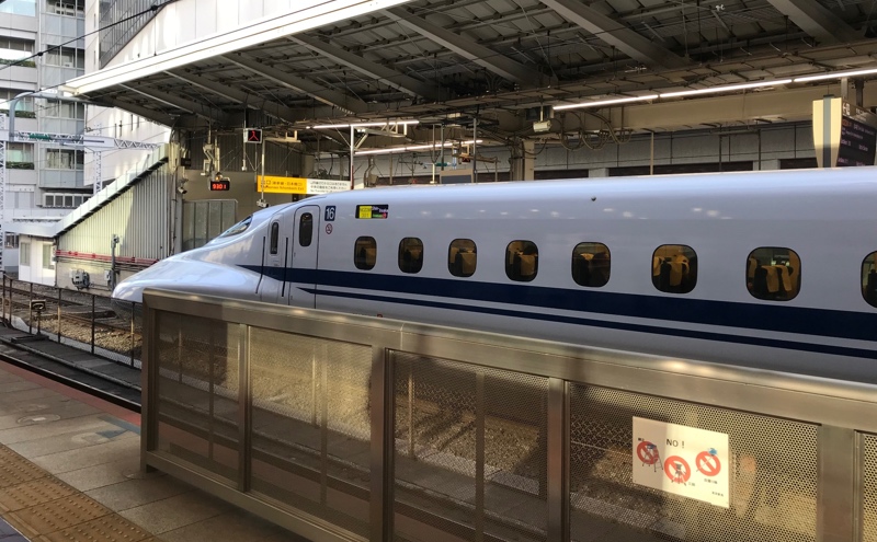 Kereta peluru Shinkansen yang beroperasi di Jepang. Foto: Medcom.id
