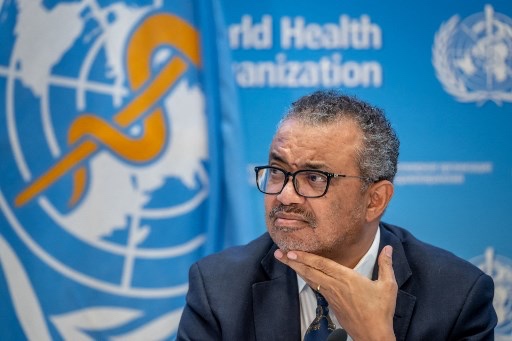 Direktur Jenderal WHO Dr Tedros Adhanom Ghebreyesus. Foto: AFP
