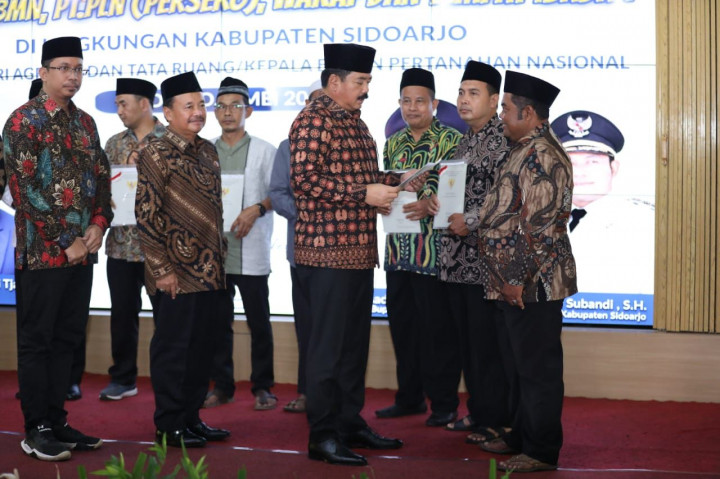 Menteri ATR/BPN: Program PTSL Tambah Nilai Ekonomi Hingga Rp5.219 Triliun