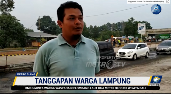 Warga Senang Jokowi Datang ke Lampung