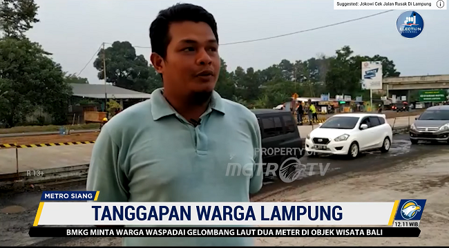 Warga Senang Jokowi Datang ke Lampung