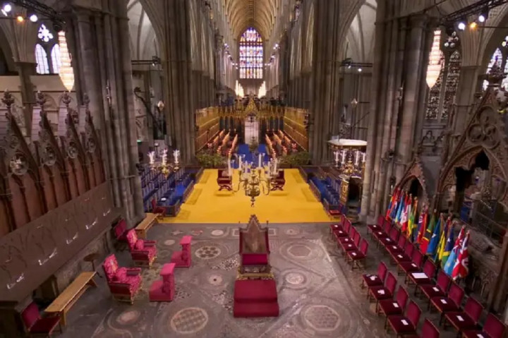 Yuk, Intip Westminster Abbey Jelang Penobatan Raja Charles III