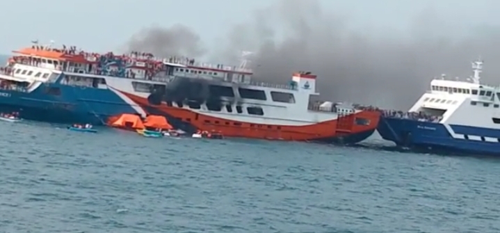 Ini Penyebab Kapal Feri Royce 1 Terbakar Saat Menuju Pelabuhan Bakauheni