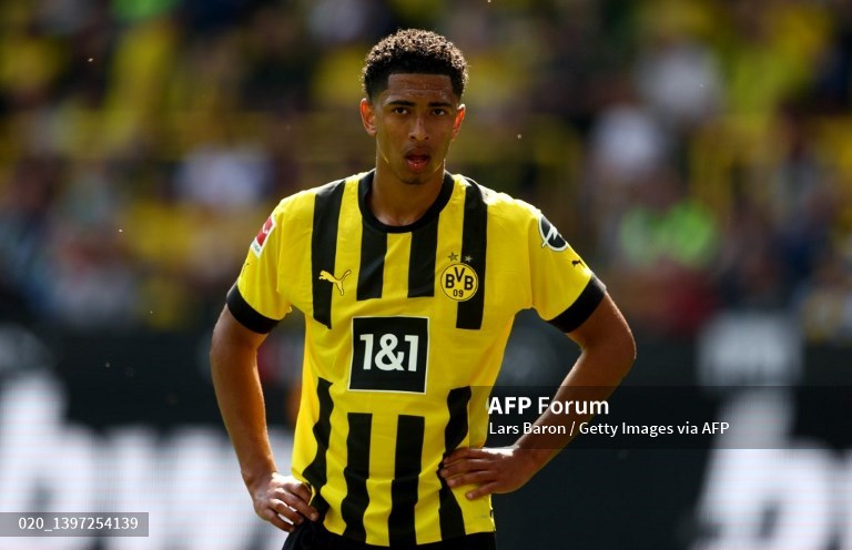 Gelandang Borussia Dortmund, Jude Bellingham (AFP/Lars Baron)