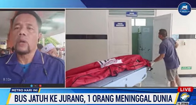 Bus Peziarah Jatuh ke Jurang di Guci Tegal, 1 Penumpang Tewas dan 34 Luka-Luka