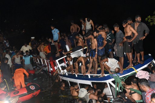Kapal Wisata Terbalik di India, 22 Orang Tewas