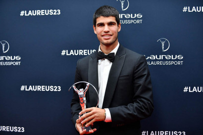 Alcaraz Raih Penghargaan Laureus Breakthrough of The Year 2023