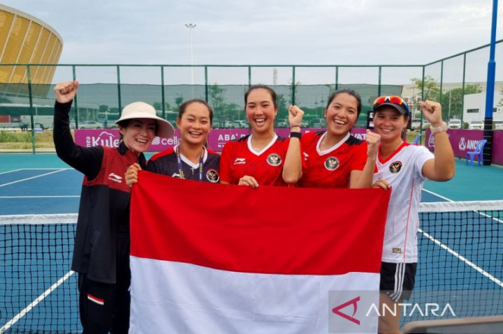 Tim Tenis Putri Indonesia Raih Emas setelah Tundukkan Thailand