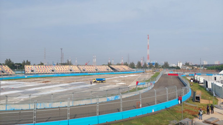 Jakpro Pastikan Pengaspalan Ulang Sirkuit Formula E Telah Rampung