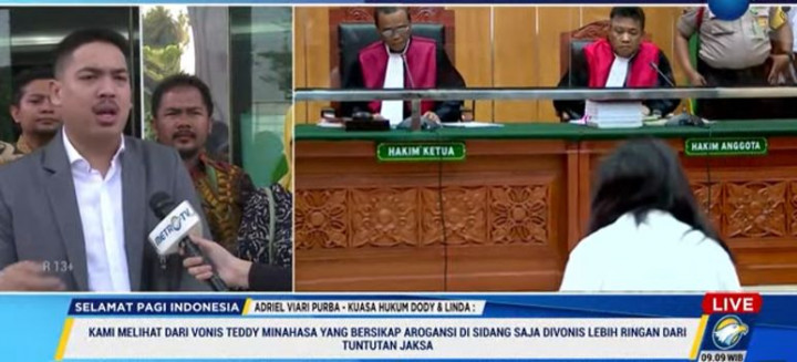 Kuasa Hukum: Teddy yang Arogan Saja Divonis Lebih Ringan, Masa Dody dan Linda Tidak