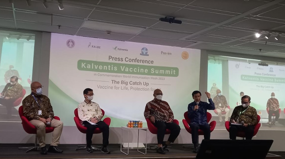 Melalui Kalventis Vaccine Summit, Kalbe ingin mendorong masyarakat untuk peduli terhadap vaksinasi. Foto: Aulia/Medcom 