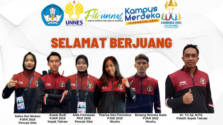 Unnes Kirim Mahasiswa dan Dosen Wakili Indonesia di SEA Games Kamboja 2023