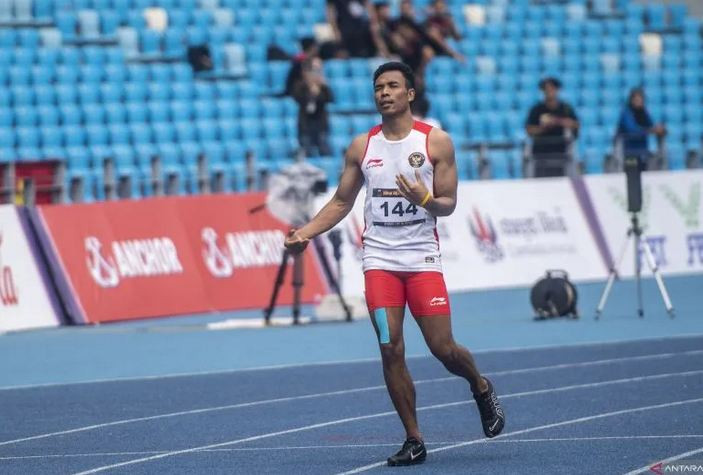 Zohri dan Kawan-Kawan Sumbang Emas Estafet 4x100 Meter Putra