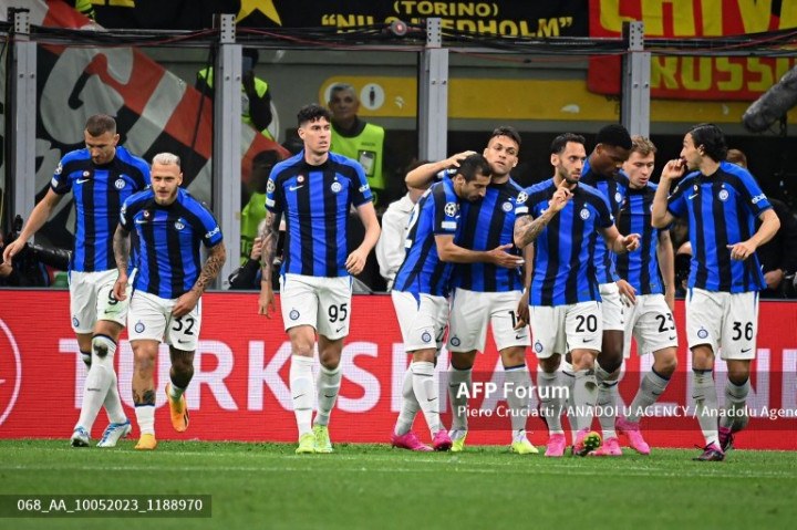 Liga Champions: Babak Pertama, Milan Tertinggal Dua Gol Cepat Inter