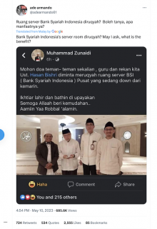 [Cek Fakta] Benarkah Ruangan Server Bank Syariah Indonesia Dirukiah? Ini Faktanya