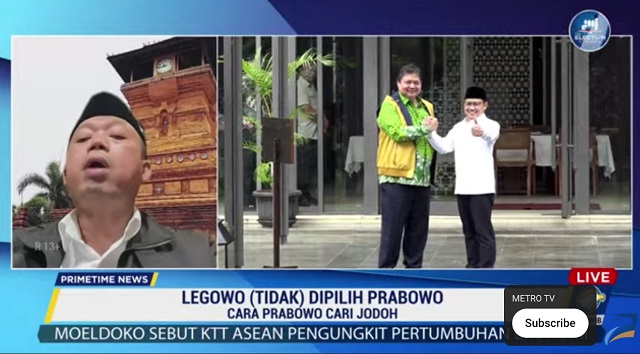 Kepala Badan Pemenangan Pemilu (Bappilu) Partai Golkar Nusron Wahid. Metro TV