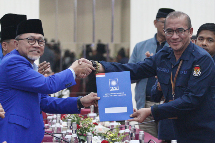 KPU Terima Pendaftaran 580 Bakal Caleg DPR dari PAN