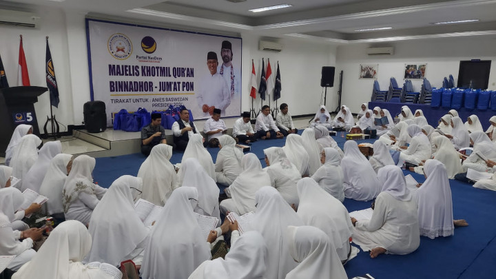 Doakan Kemenangan Anies, NasDem Jatim Luncurkan Majelis Khotmil Qur'an