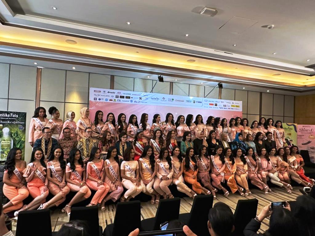 45 finalis Puteri Indonesia tahun ini. Foto: Aulia/Medcom
