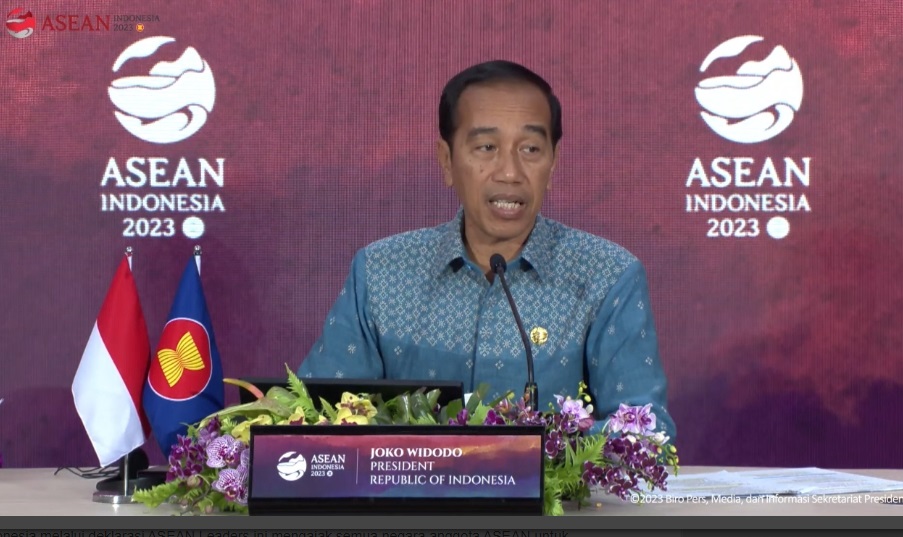 Presiden Joko Widodo saat menghadiri KTT ASEAN 